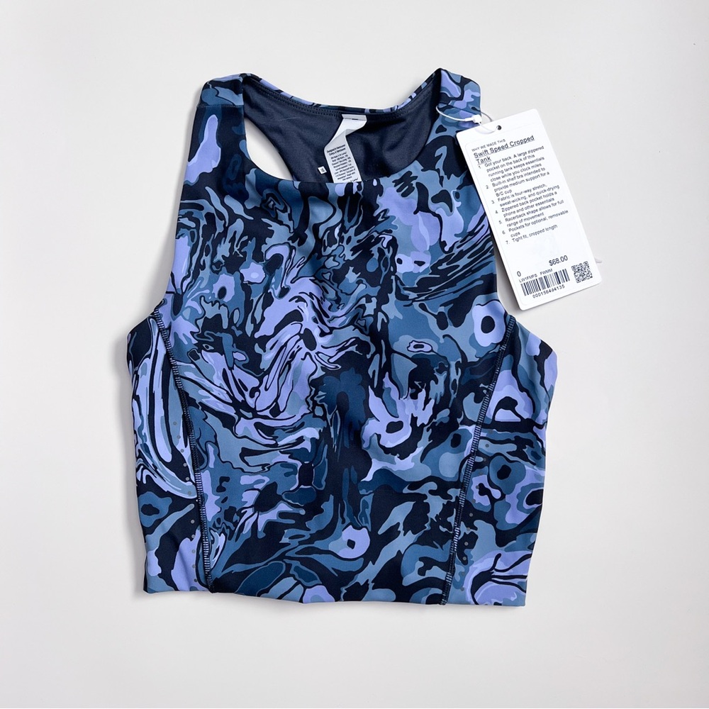 lululemon athletica Blue and Purple Tank Top
